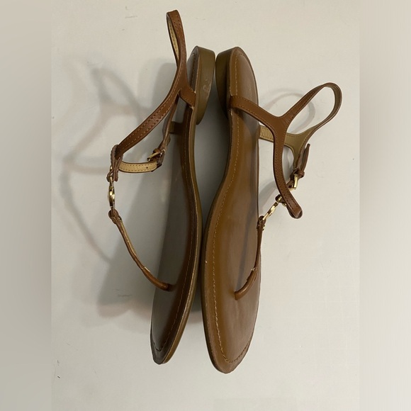 Michael Kors Thong T- Strap Flats Sandals women’s size 9M, Brown - Picture 4 of 15